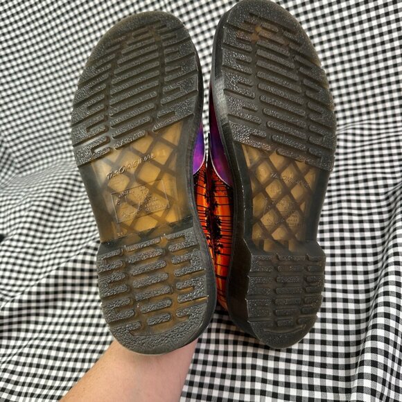 Dr. Martens 1461 NWOB Los Angeles LA Palm Tree Sunset Leather Shoes Women's 8 - Picture 5 of 5